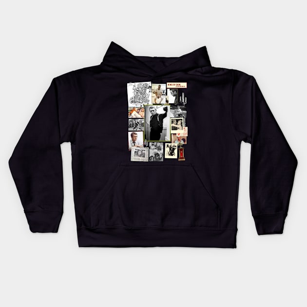 STEVE MCQUEEN COLLAGE Kids Hoodie by CS77